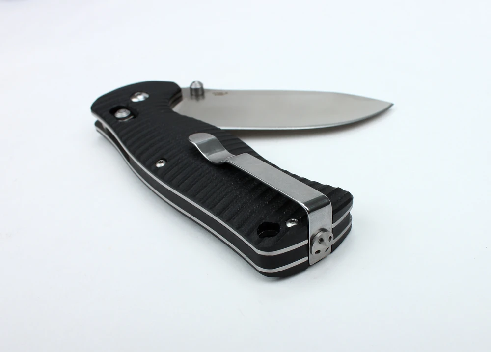 Ніж складаний туристичний Ganzo G720 (9 см) 440C / G10 чорний — фото 8