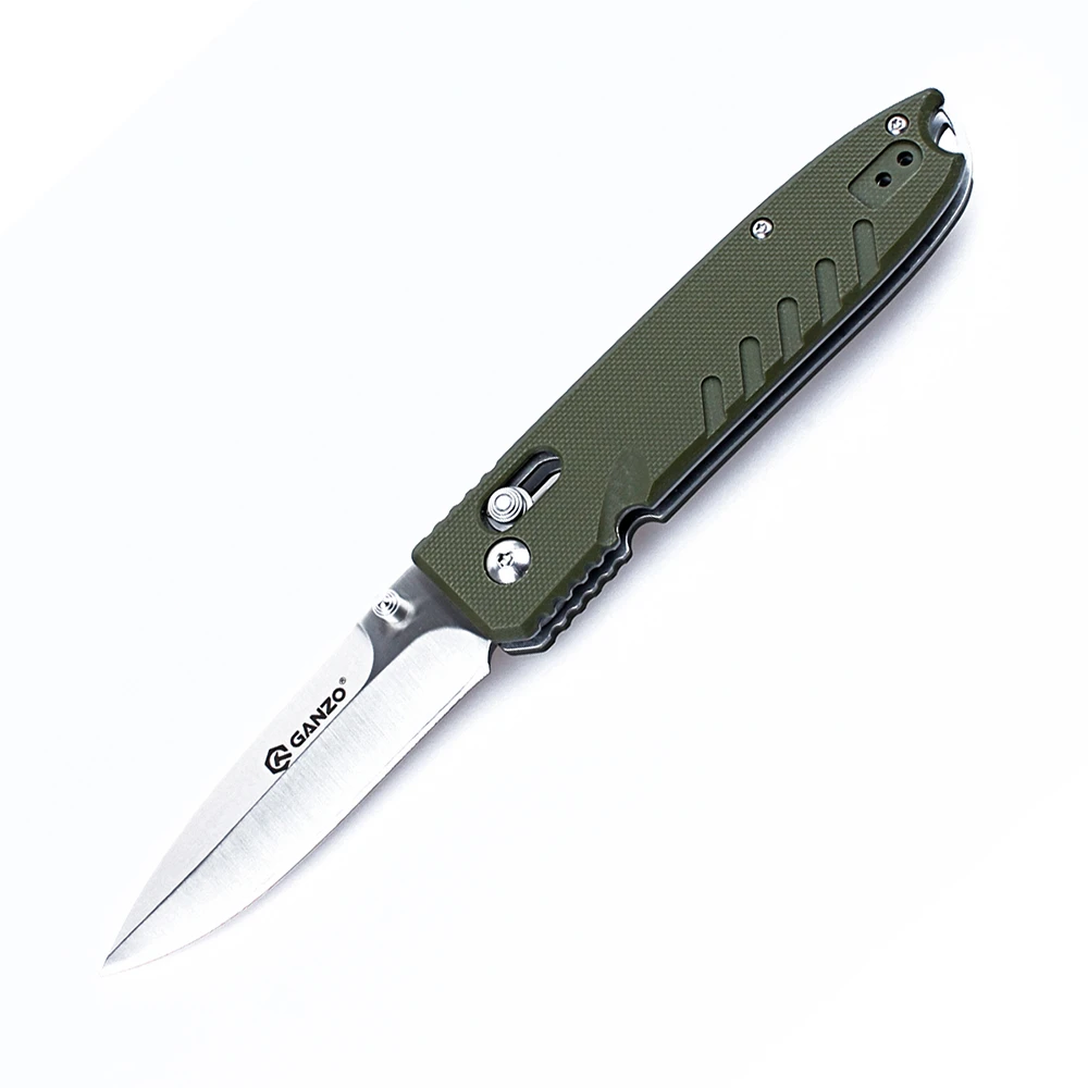 Ніж складаний туристичний Ganzo G746-1 ( 8.5 см) 440С / G10 чорний — фото 6