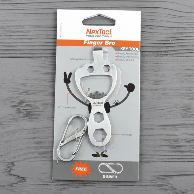 Міні-Мультитул NexTool BOTTLE OPENER Finger Bro KT5009B — фото 8