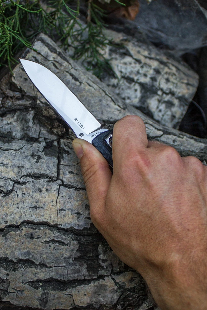 Багатофункціональний ніж Ruike Trekker LD21-B, (8.5 см) 12C27 / G10 чорний, 12 інстр. — фото 2