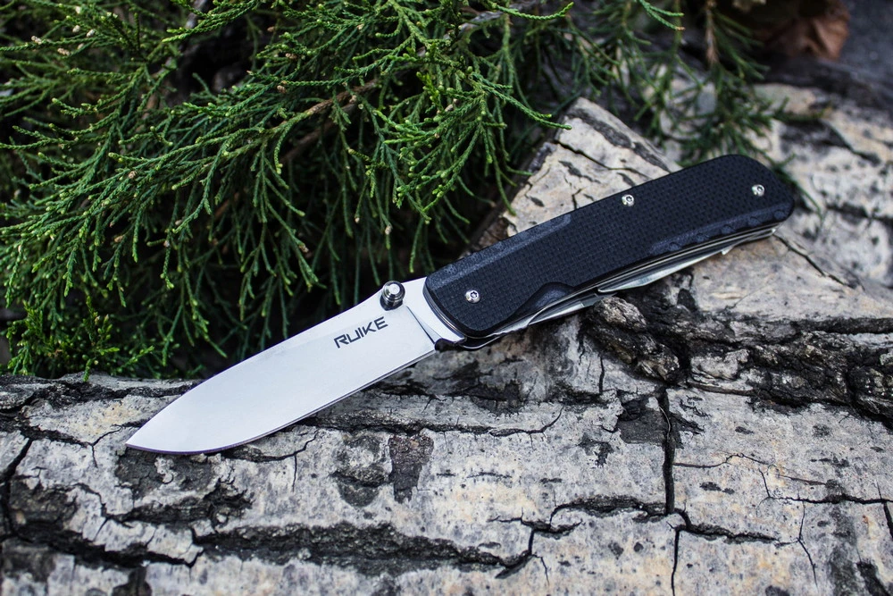 Багатофункціональний ніж Ruike Trekker LD21-B, (8.5 см) 12C27 / G10 чорний, 12 інстр. — фото 4