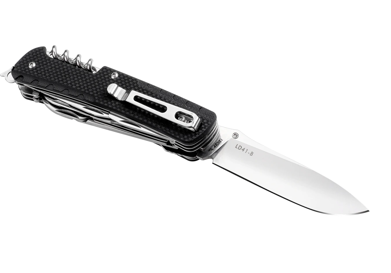 Багатофункціональний ніж Ruike Trekker LD41-B, (8.5 см) 12C27 / G10 чорний, 22 інстр. — фото 3