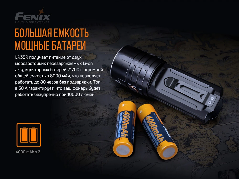 Ліхтар ручний Fenix LR35R — фото 11