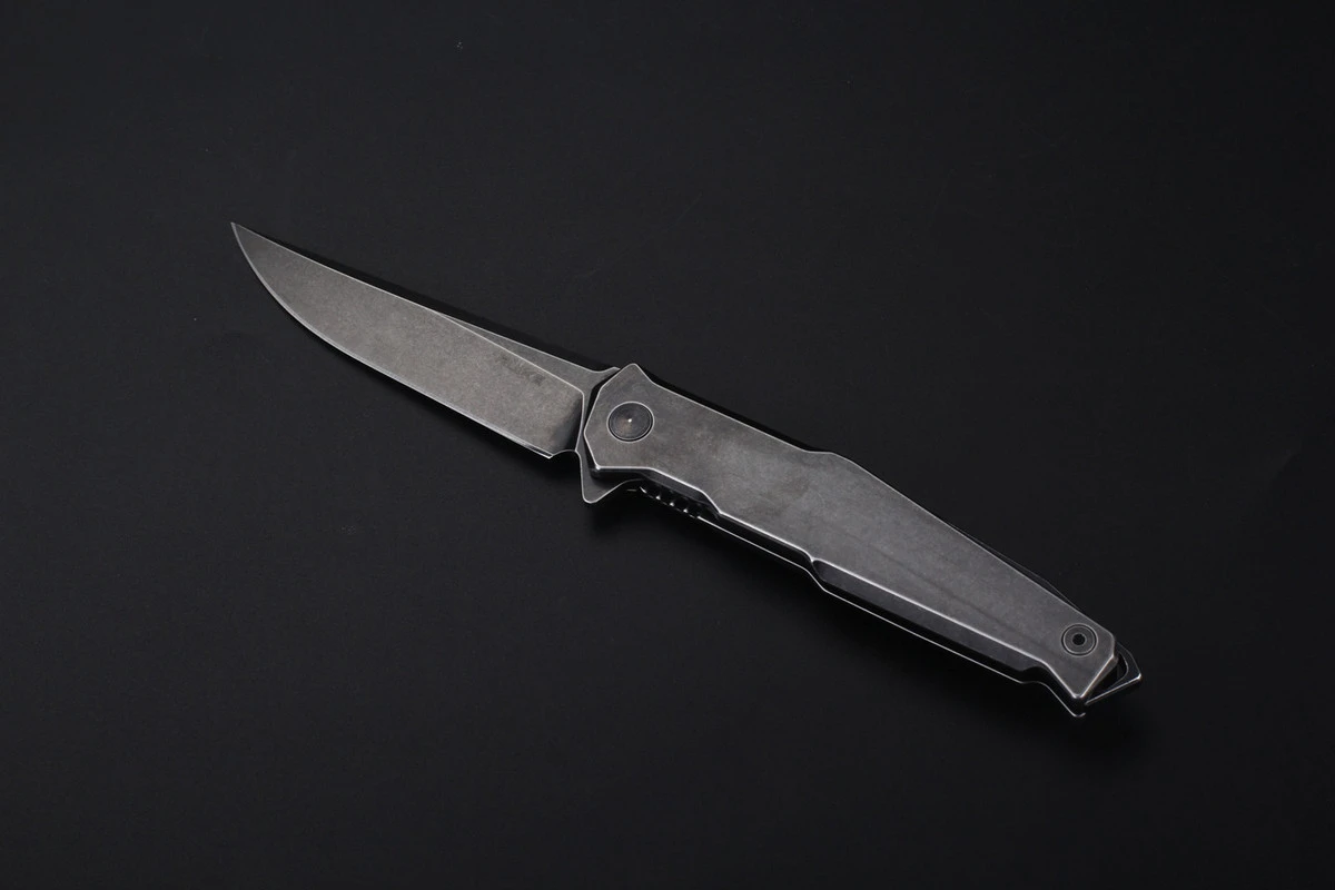 Ніж складаний туристичний Ruike P108-SB, (8.8 см) 14C28N / 3cr14n чорний — фото 3
