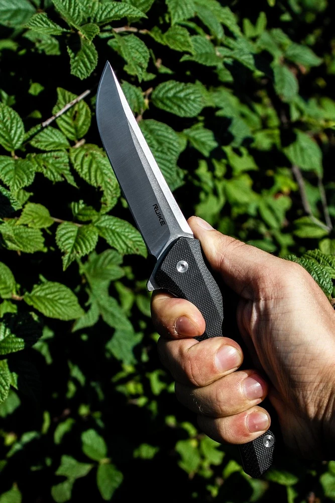 Ніж складаний туристичний Ruike Hussar P121-B, (9.2 см) 14C28N / G10 чорний — фото 9