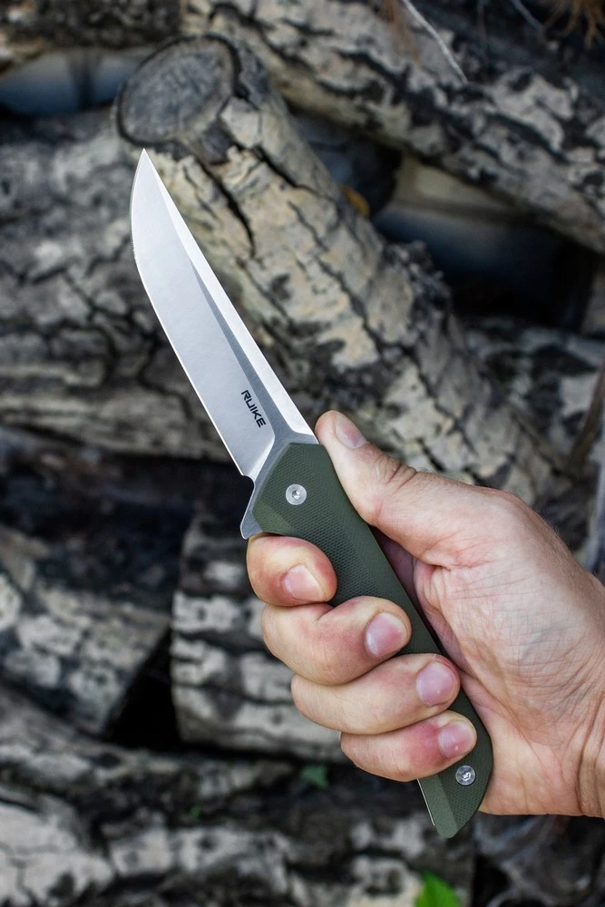 Ніж складаний туристичний Ruike Hussar P121-G, (9.2 см) 14C28N / G10 зелений — фото 11
