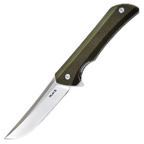 Ніж складаний туристичний Ruike Hussar P121-G, (9.2 см) 14C28N / G10 зелений — фото 2