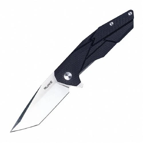 Ніж складаний туристичний Ruike P138-B, (9 см) 14C28N / G10 чорний — фото 2