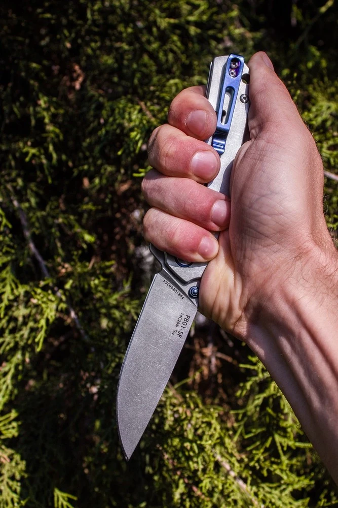 Ніж складаний туристичний Ruike P801-SF, (8.6 см) 14C28N / 3cr14n сірий — фото 10