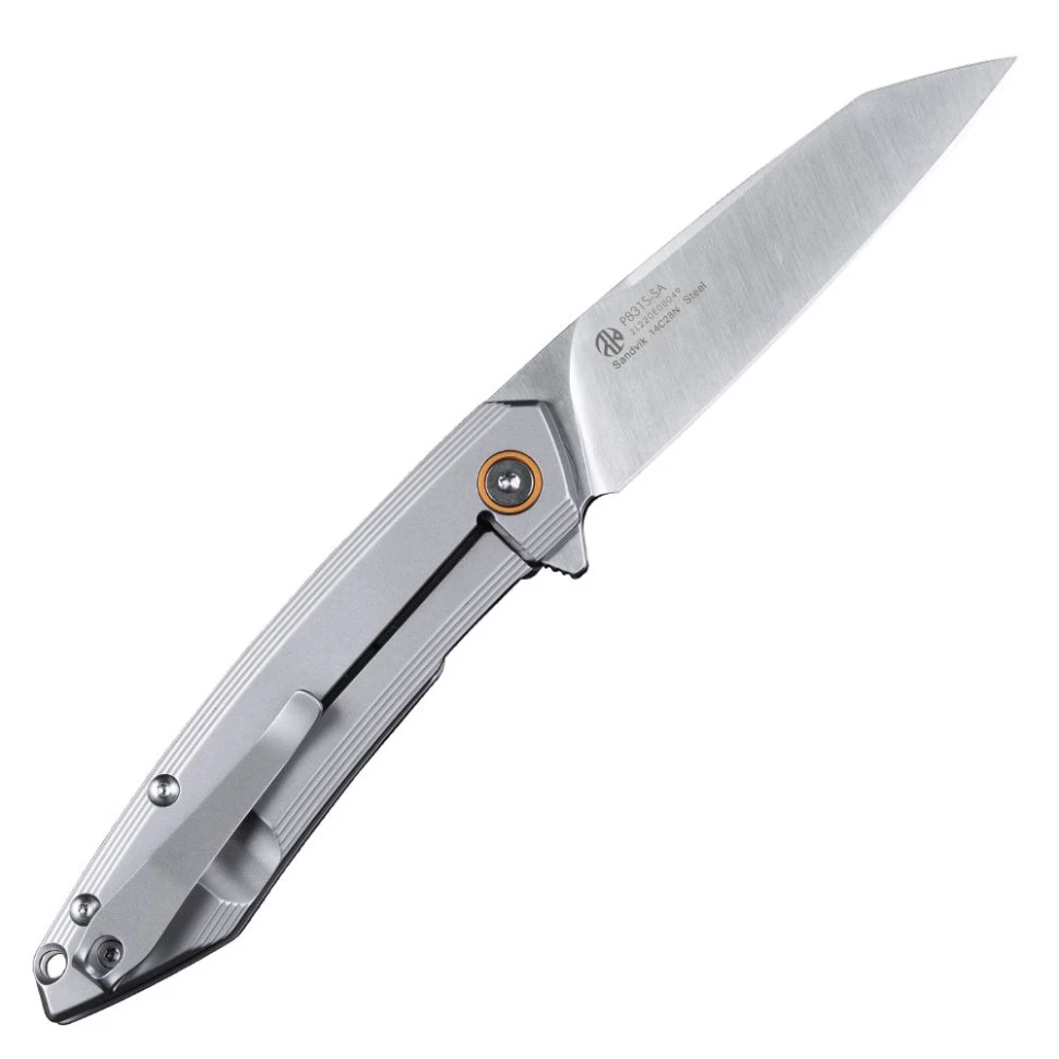 Ніж складаний туристичний Ruike P831S-SA, (8.5 см) 14C28N / 3cr14n сірий — фото 2