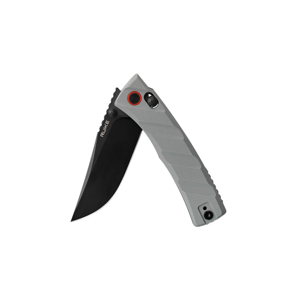Ніж складаний кишеньковий Ruike P856-K, (7.9 см) 14C28N / G10 сірий — фото 6