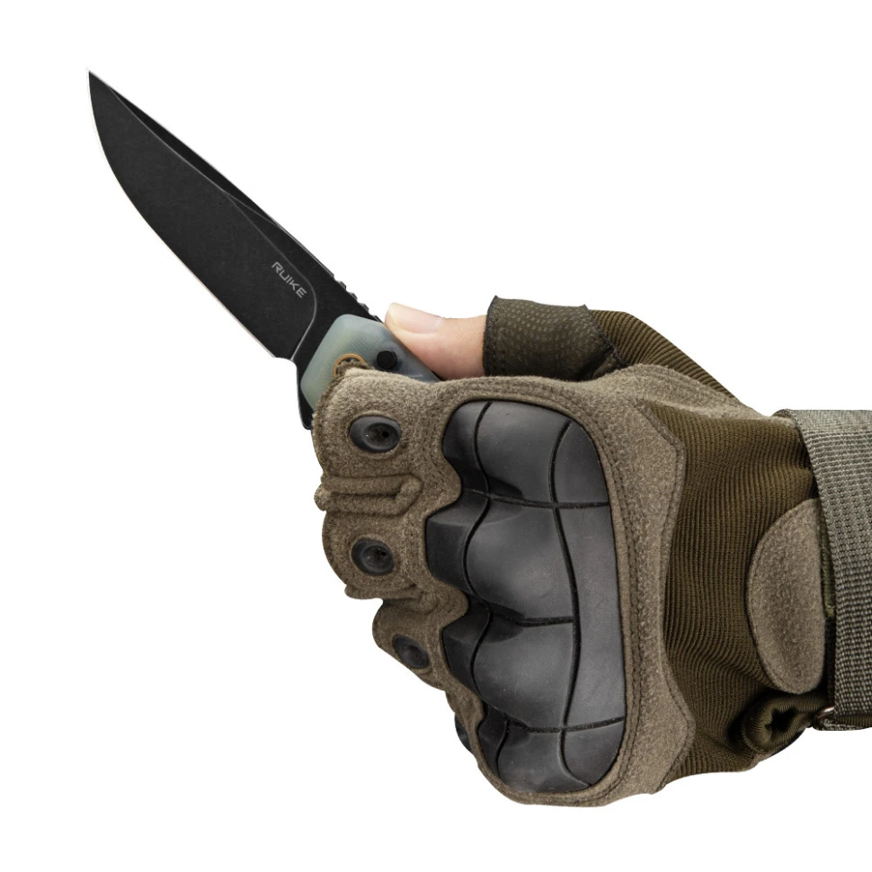 Ніж складаний туристичний Ruike P873-C, (8.8 см) 14C28N / G10 білий — фото 9