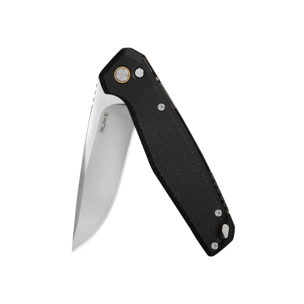 Ніж складаний туристичний Ruike P873-MB, (8.8 см)14C28N / G10 чорний — фото 10