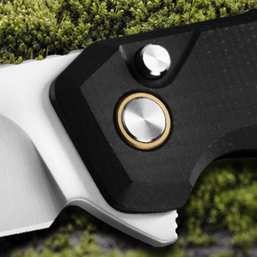 Ніж складаний туристичний Ruike P873-MB, (8.8 см)14C28N / G10 чорний — фото 18