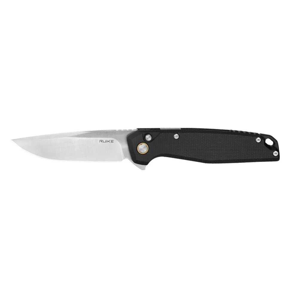 Ніж складаний туристичний Ruike P873-MB, (8.8 см)14C28N / G10 чорний — фото 4