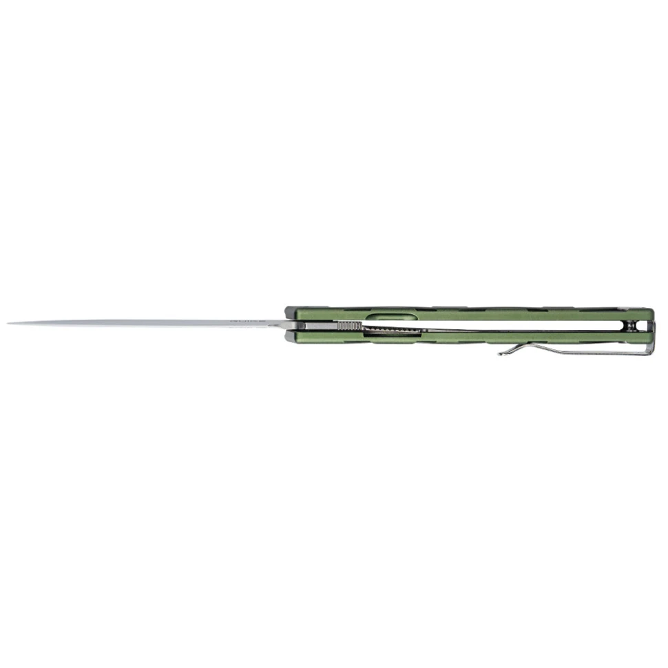 Ніж складаний туристичний Ruike P878-AG, (8.7 см) 14C28N / 6063Aluminum зелений — фото 6