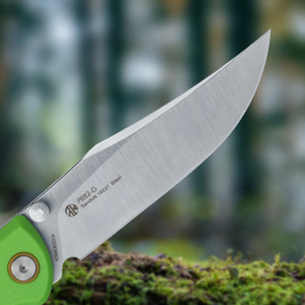 Ніж складаний туристичний Ruike P882-G, (8.5 см) 12C27 / G10 зелений — фото 11