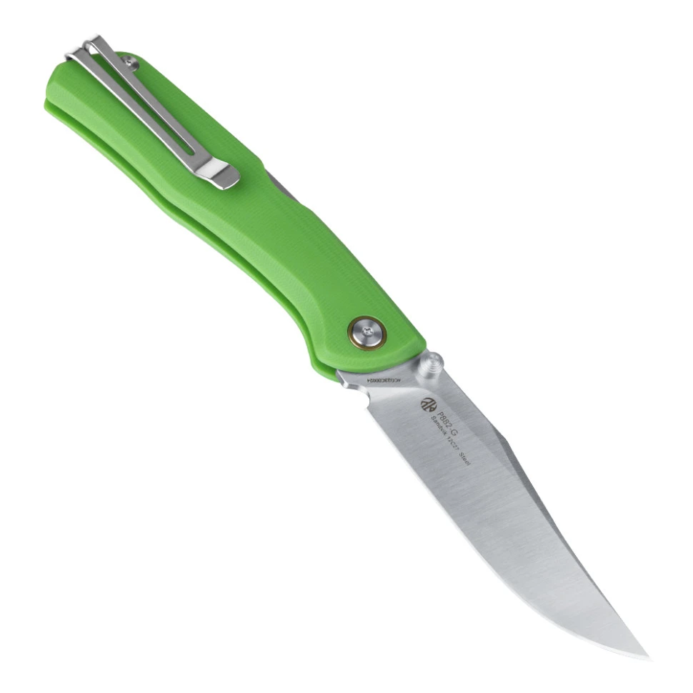 Ніж складаний туристичний Ruike P882-G, (8.5 см) 12C27 / G10 зелений — фото 2