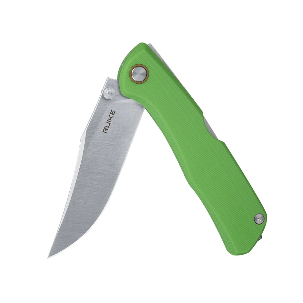 Ніж складаний туристичний Ruike P882-G, (8.5 см) 12C27 / G10 зелений — фото 9