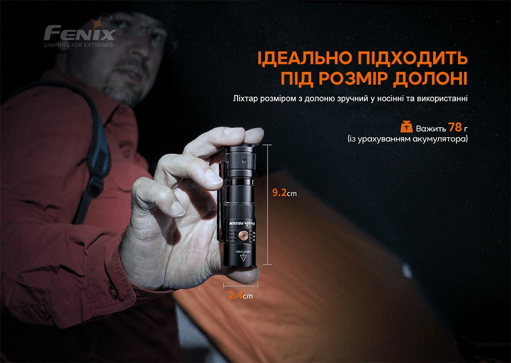 Ліхтар ручний Fenix PD25R — фото 11