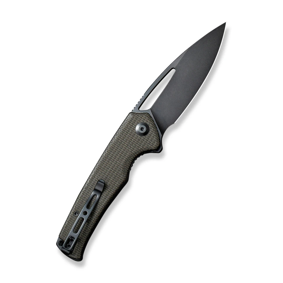 Ніж складаний туристичний Sencut Mims, (8.8 см) 9Cr18MoV / Micarta темно-зелений — фото 2