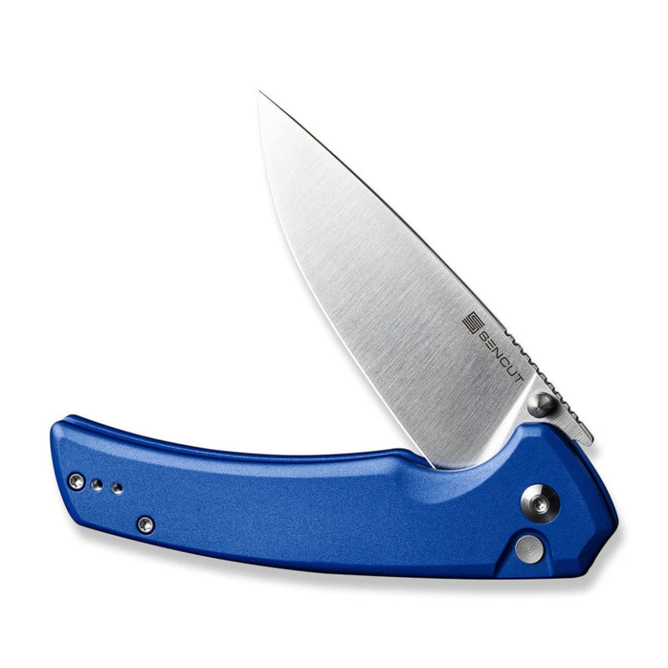Ніж складаний туристичний Sencut Serene, (8.8 см) D2 / Aluminum синій — фото 4