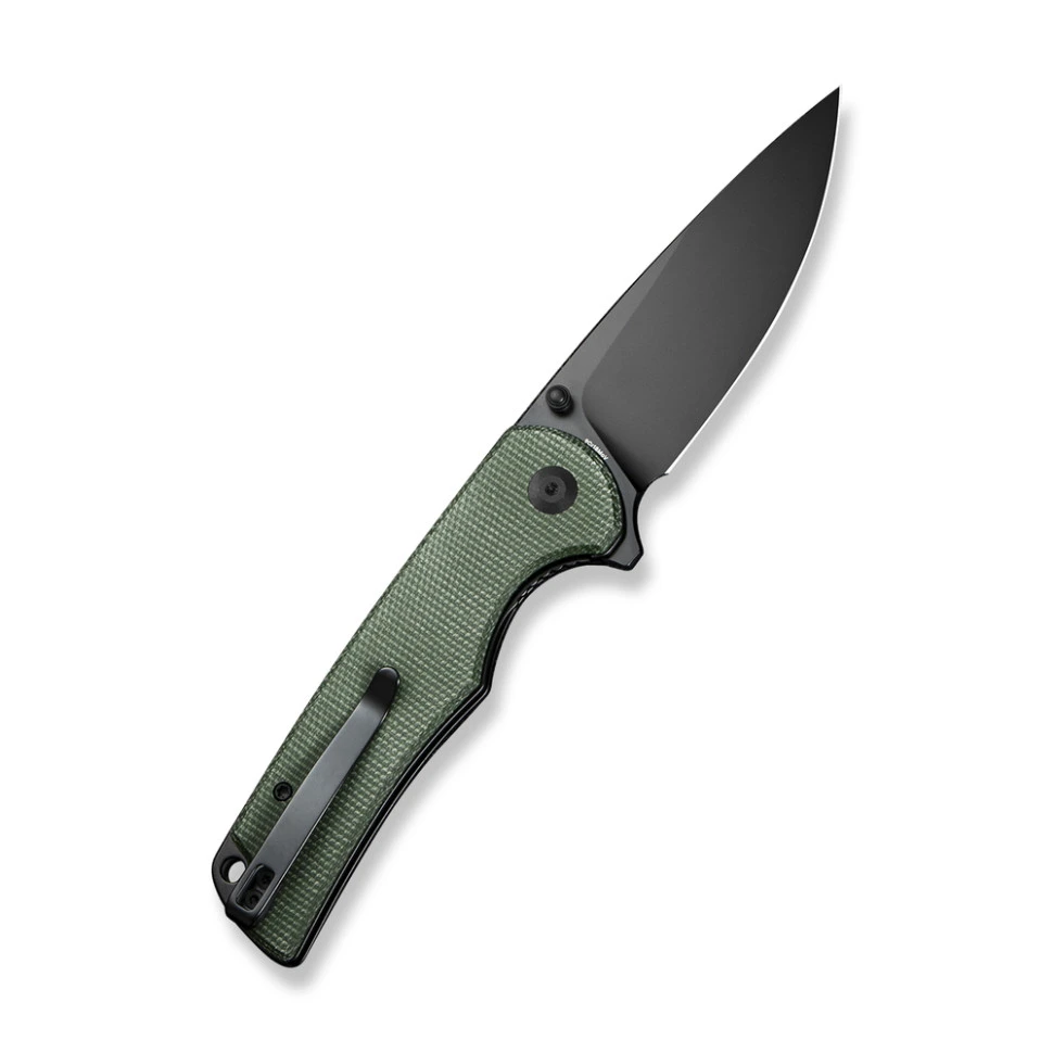 Ніж складаний туристичний Sencut Praktisk, (9.1 см) 9Cr18MoV / Micarta темно-зелений — фото 2