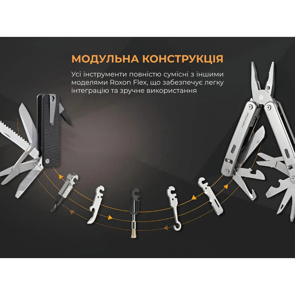 Мультитул Roxon Mini Flex Companion S504G — фото 12