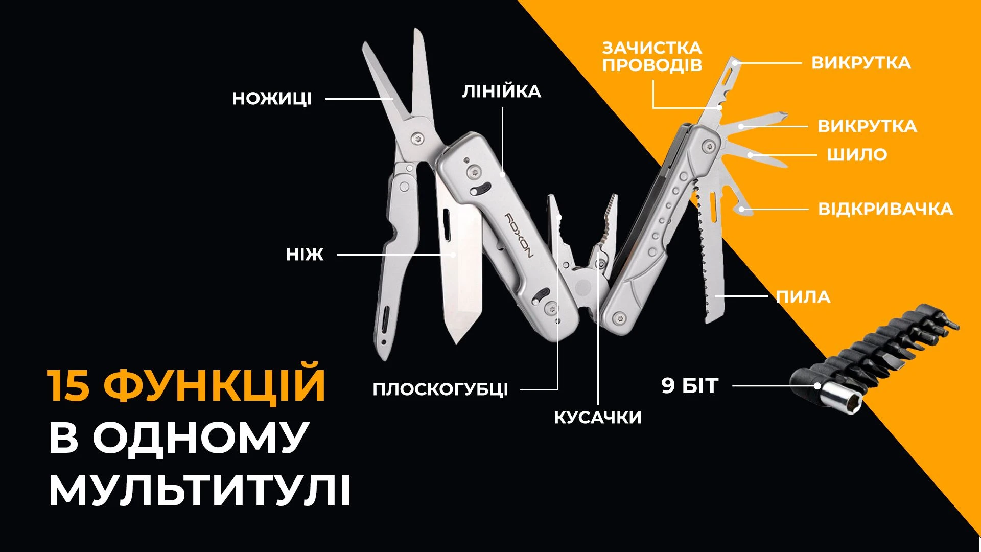 Мультитул Roxon Phantom S802 — фото 18