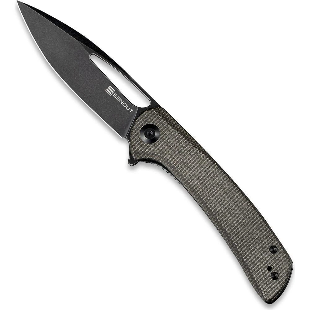 Ніж складаний туристичний Sencut Honoris, (8.8 см) 9Cr18MoV / Micarta сірий — фото 2