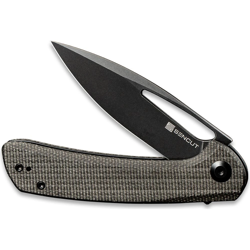 Ніж складаний туристичний Sencut Honoris, (8.8 см) 9Cr18MoV / Micarta сірий — фото 6