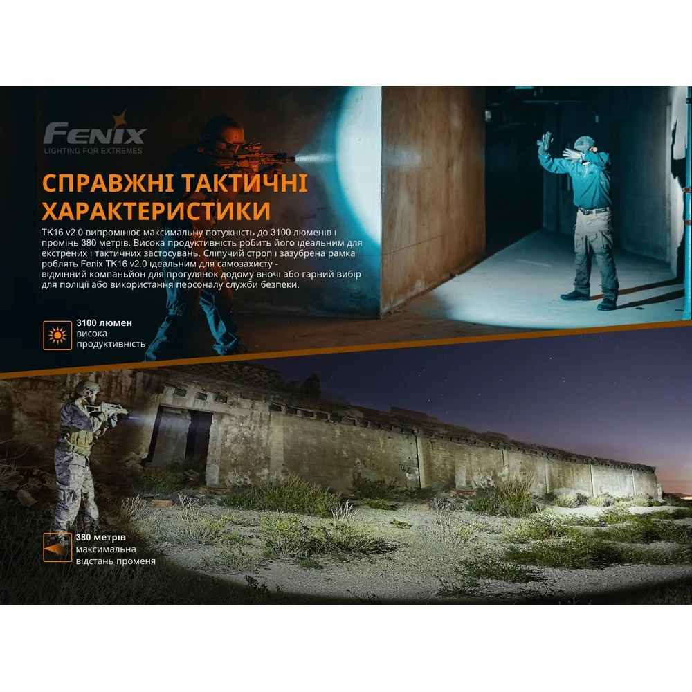 Ліхтар ручний Fenix TK16 V2.0 — фото 7