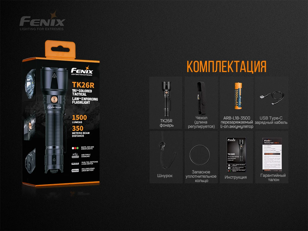 Ліхтар ручний Fenix TK26R — фото 20