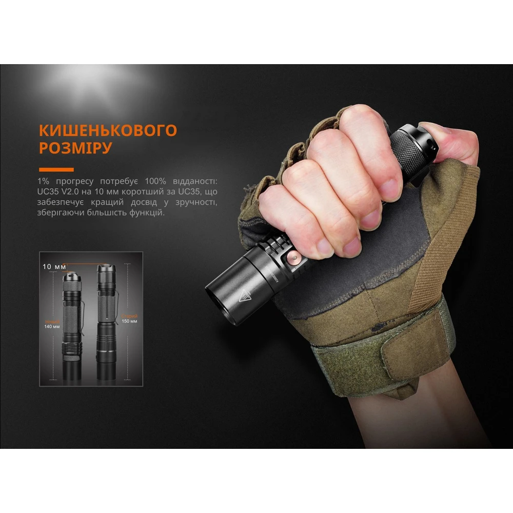 Ліхтар ручний Fenix UC35 V20 CREE XP-L HI V3 — фото 9