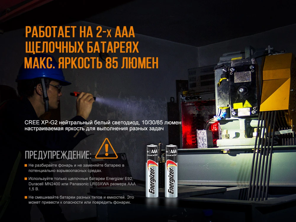 Ліхтар ручний Fenix WF05E — фото 12