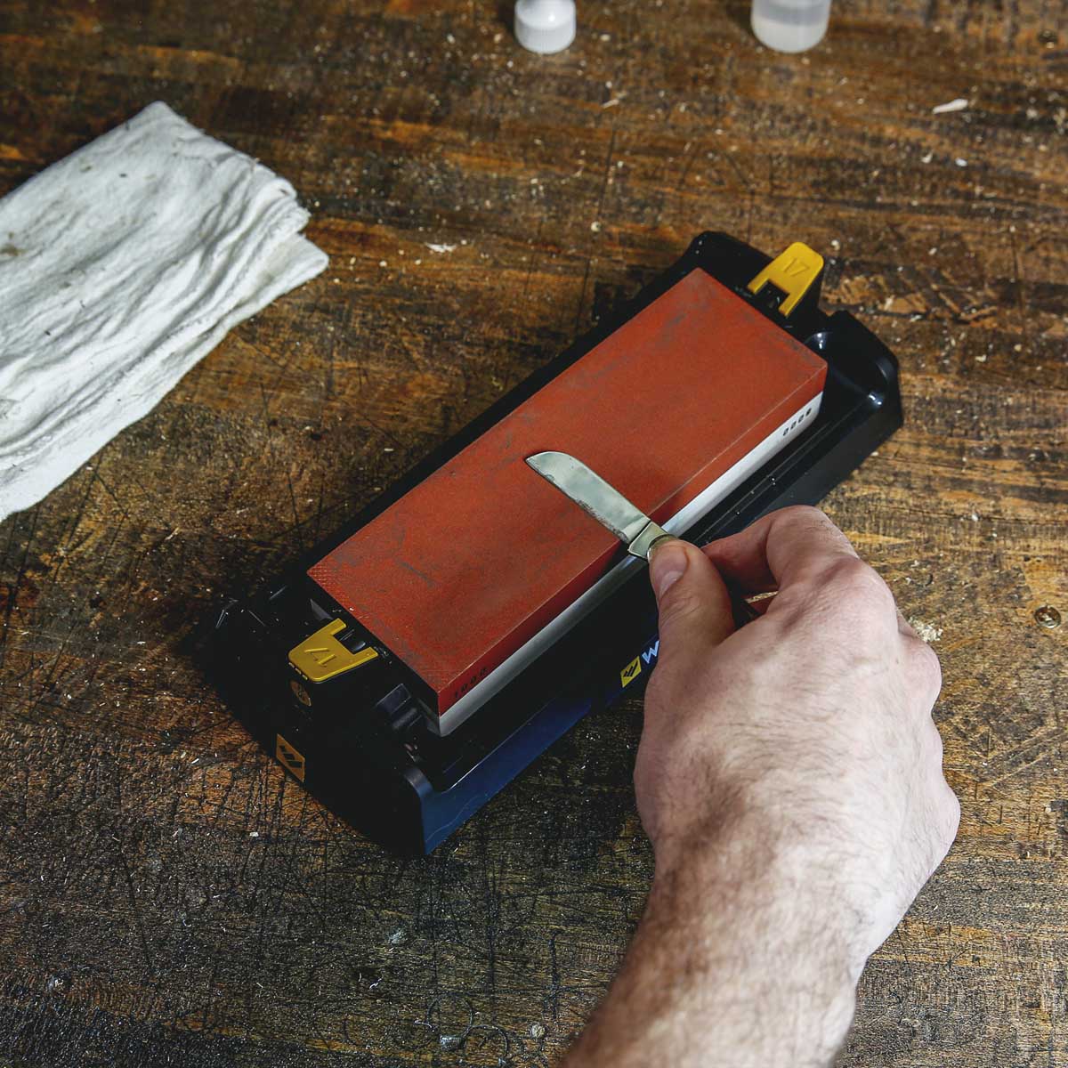 Work Sharp Точилка механічна Benchtop Whetstone Sharpener WSBCHWHT-I — фото 13