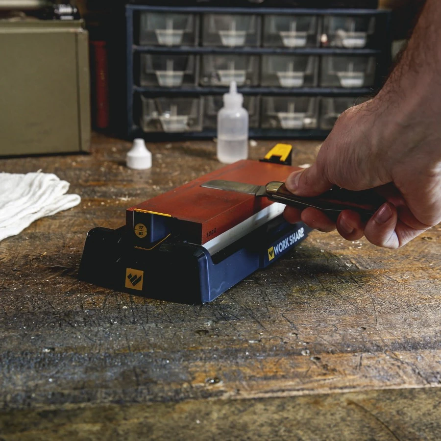 Work Sharp Точилка механічна Benchtop Whetstone Sharpener WSBCHWHT-I — фото 14