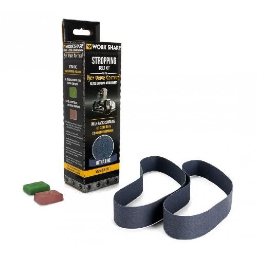 Work Sharp 2 тканинних ременя для WSKTS-KO+зелена паста "chromium oxide "+червона паста "ferric oxide" — фото 2