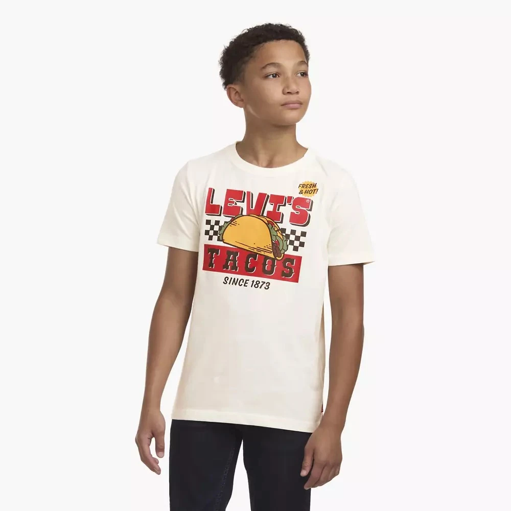 Дитяча футболка Levi's з принтом Fresh & Hot Tacos 1159818546 — фото 1