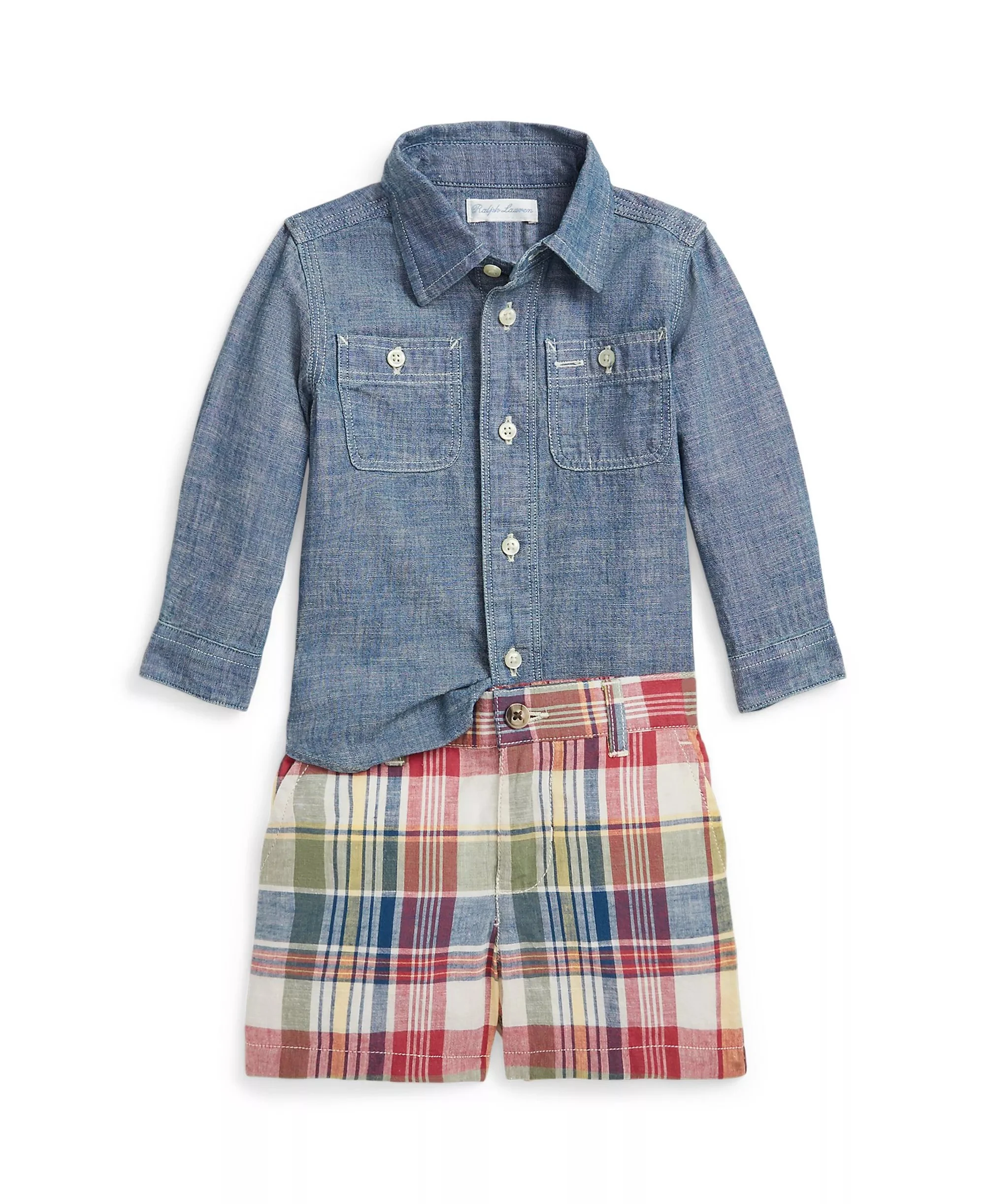 Дитячий комплект від Polo Ralph Lauren сорочка та шорти 1159822863 — фото 1