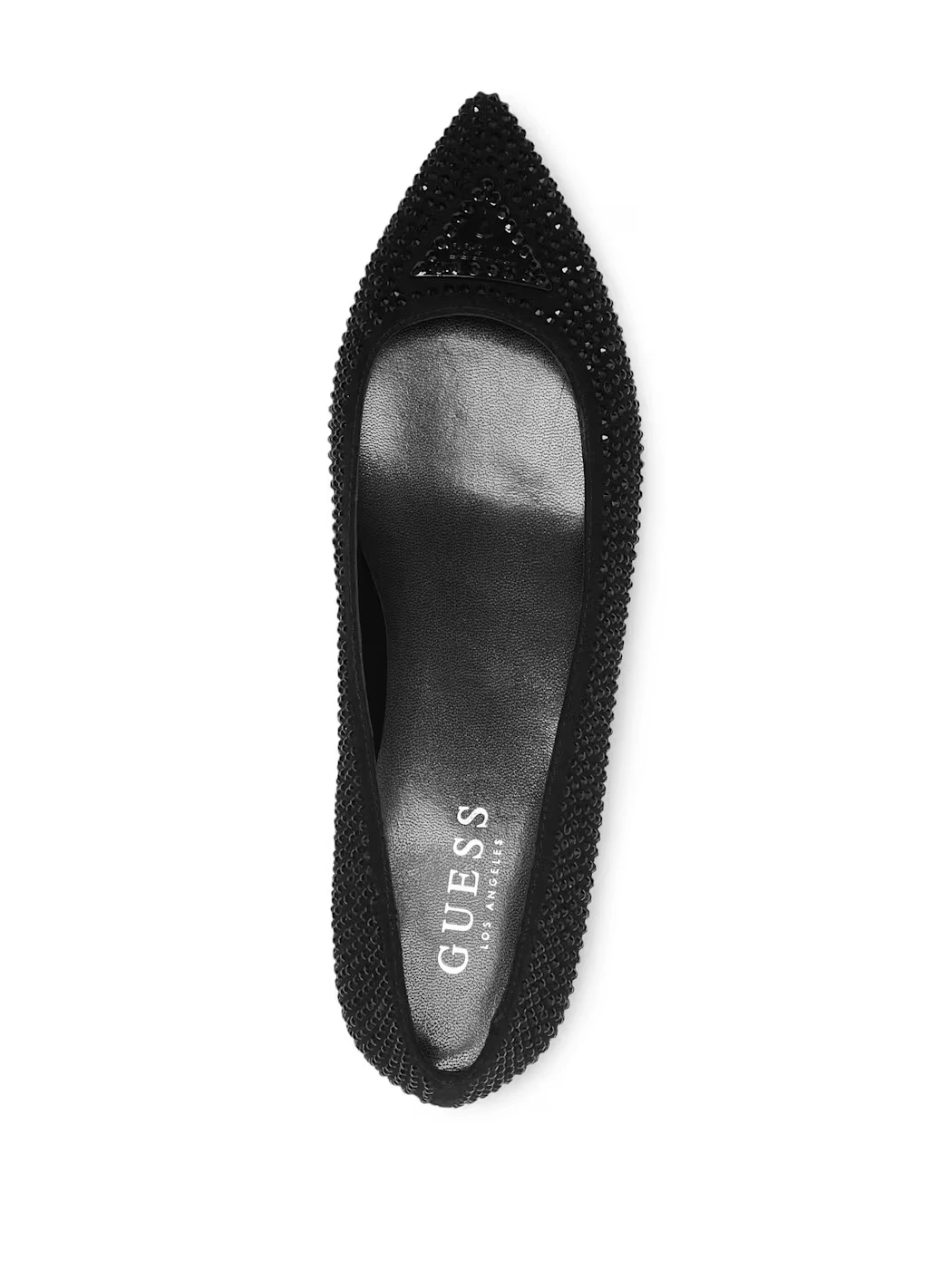 Жіночі балетки GUESS зі стразами 39 (8,5 US) 26 см Чорний 1159827043 — фото 5