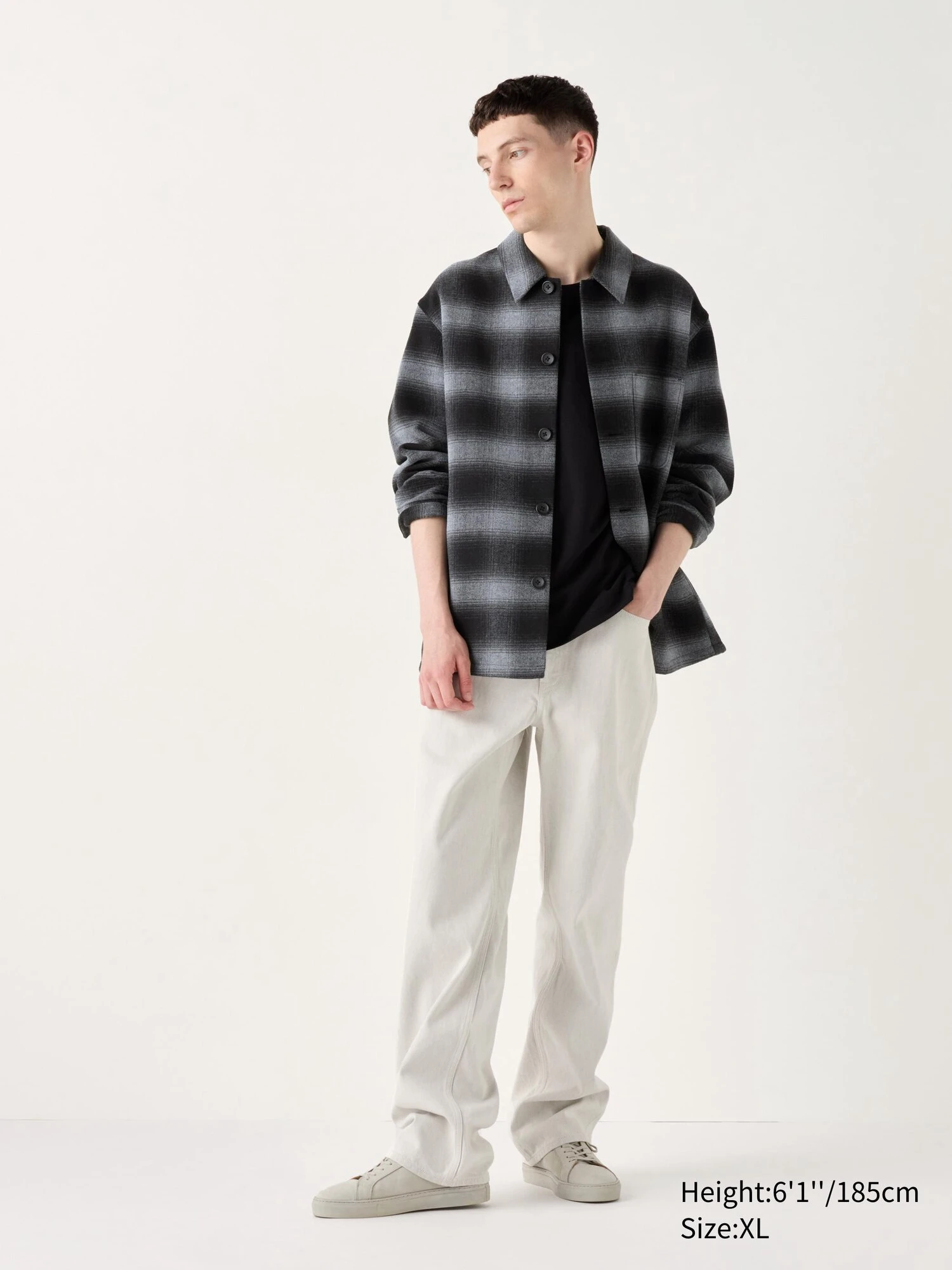 Куртка-сорочка в клітинку UNIQLO на гудзиках 1159828327 — фото 5