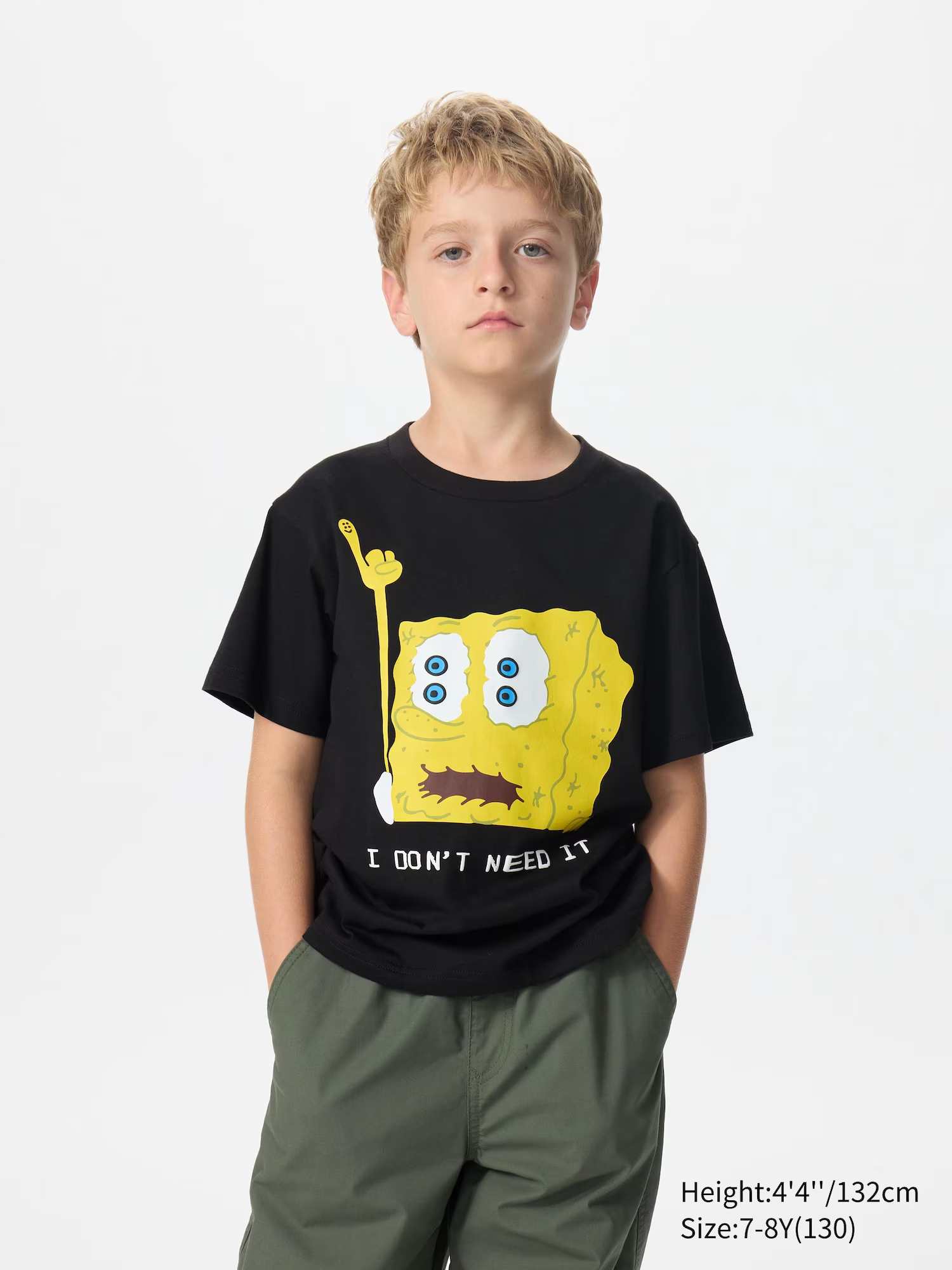 Футболка Uniqlo з принтом SpongeBob SquarePants 1159829994 — фото 3