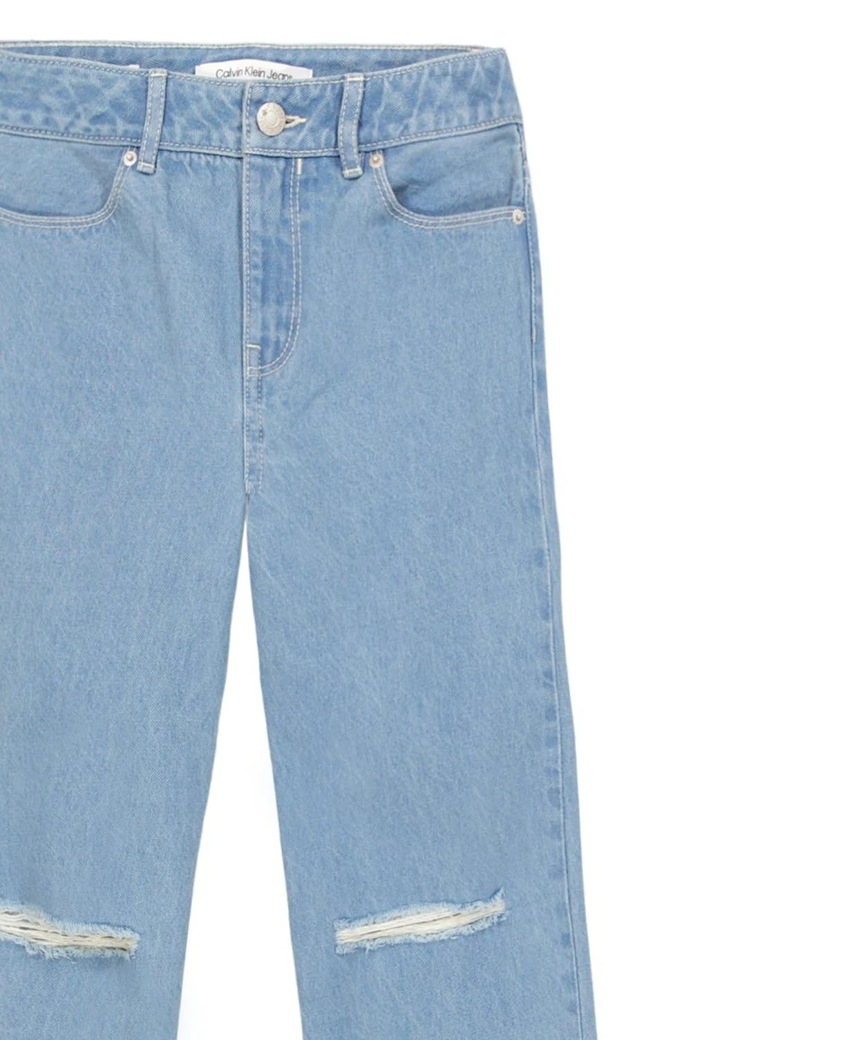 Дитячі джинси Calvin Klein Wide Leg 1159834742 (Блакитний 8) — фото 3