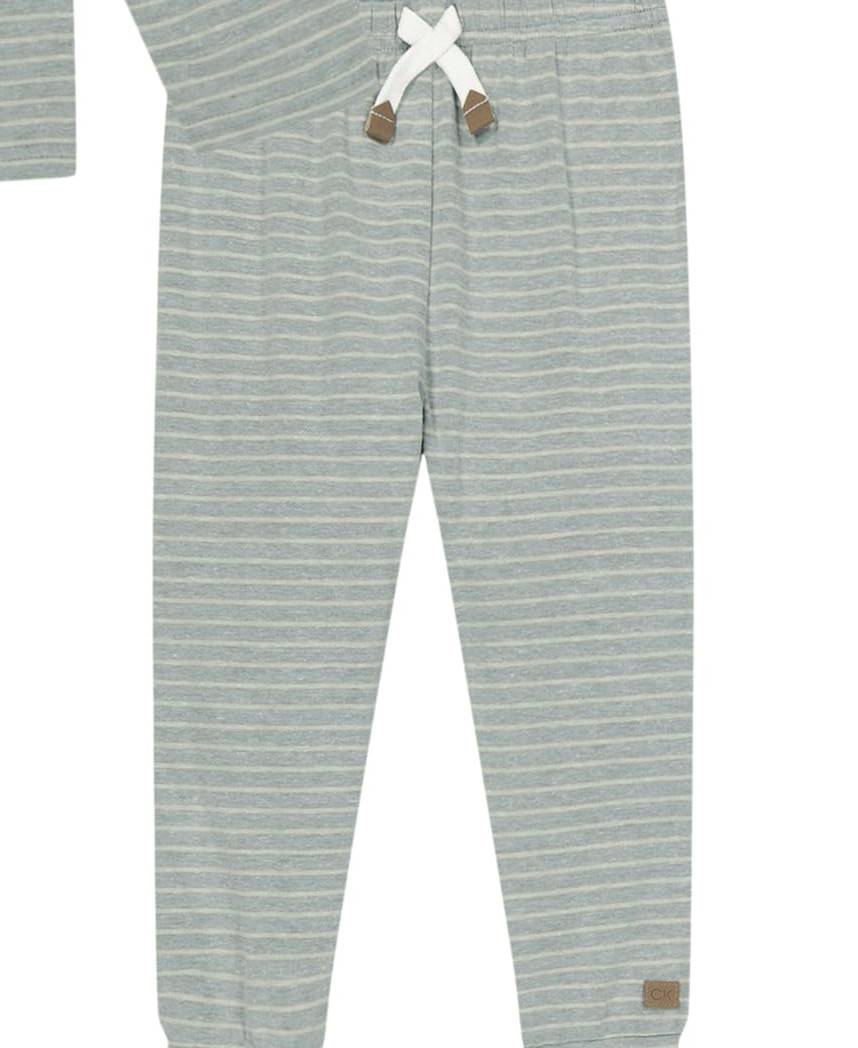Дитячий домашній комплект Calvin Klein лонгслів та штани 1159838136 — фото 4