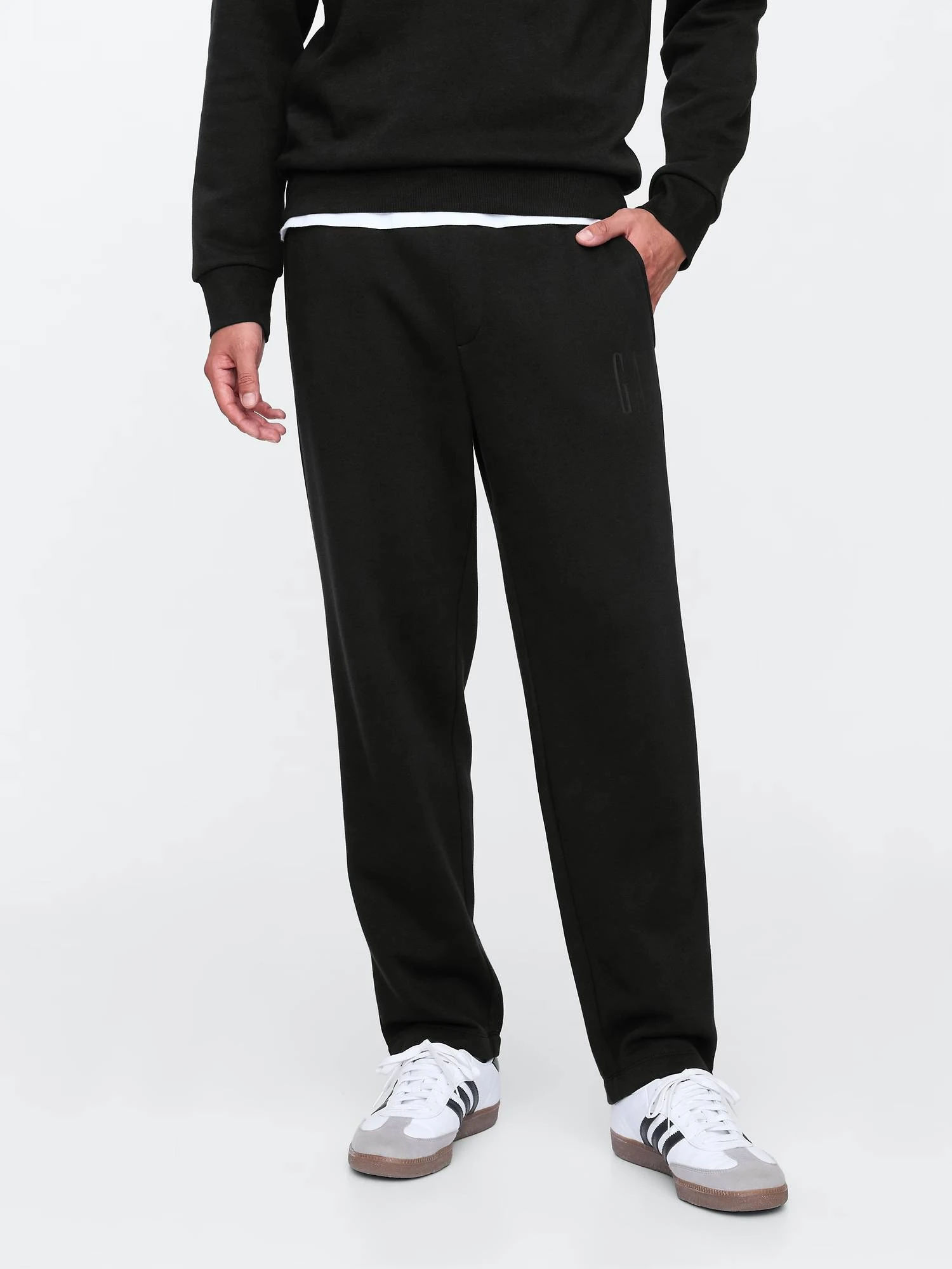 Чоловічий спортивний костюм GAP фліс 1159839477 (Чорний XL) — фото 5