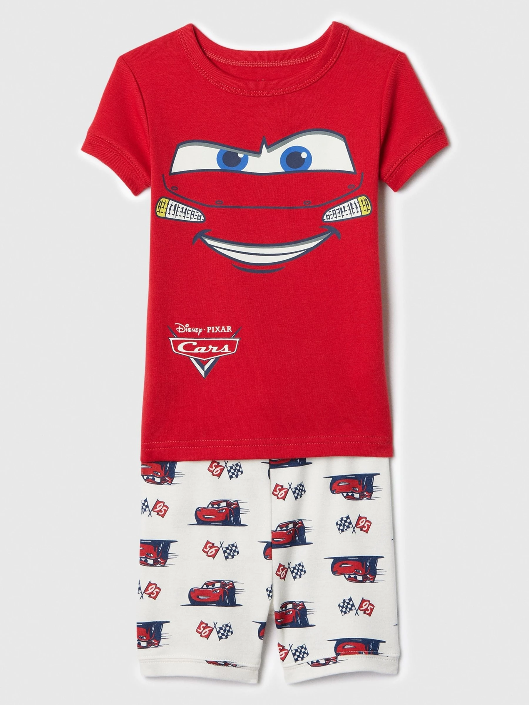 Дитяча піжама Disney Cars GAP футболка та шорти 1159839478 — фото 1