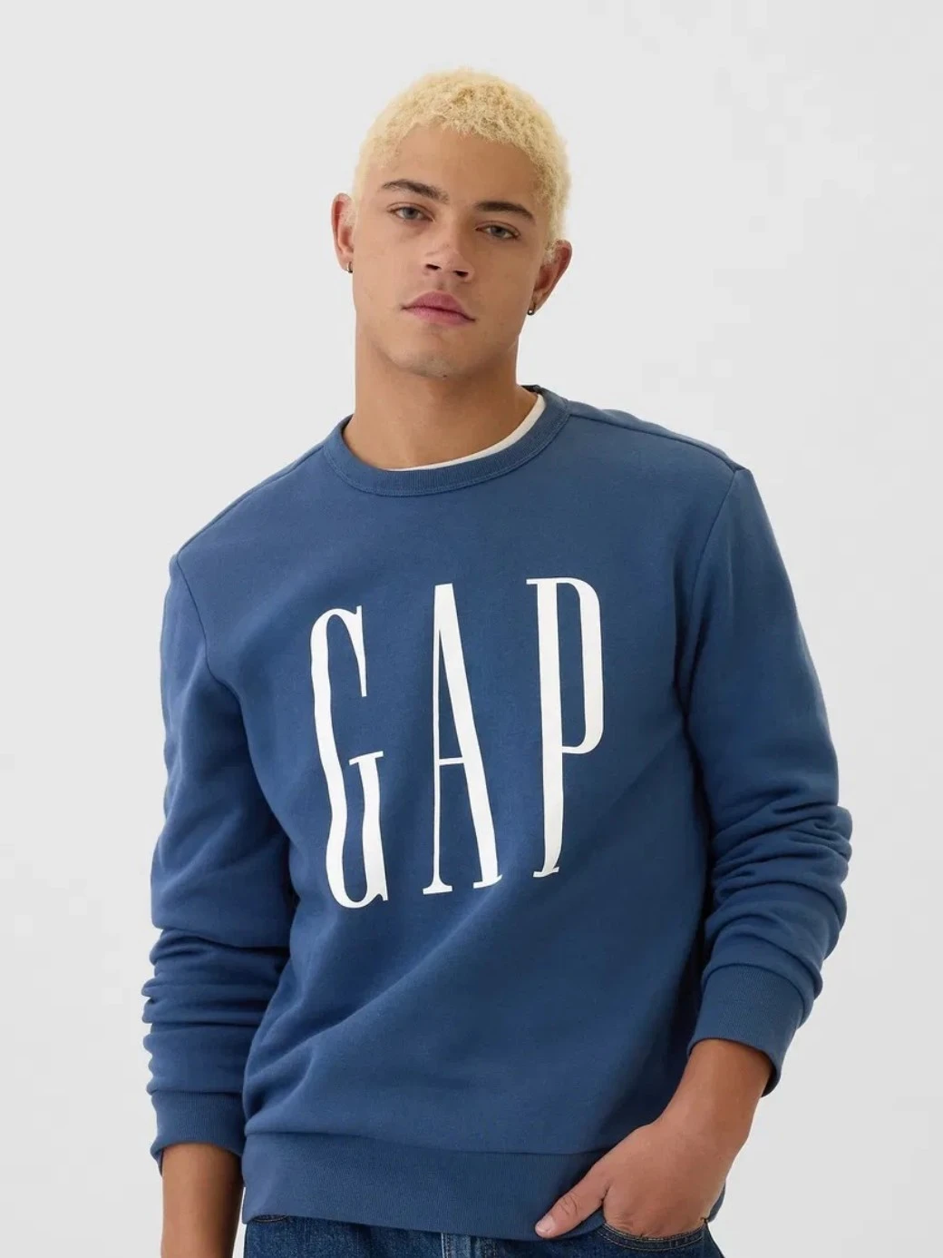 Чоловічий спортивний костюм GAP на флісі 1159842596 (Синій M) — фото 3