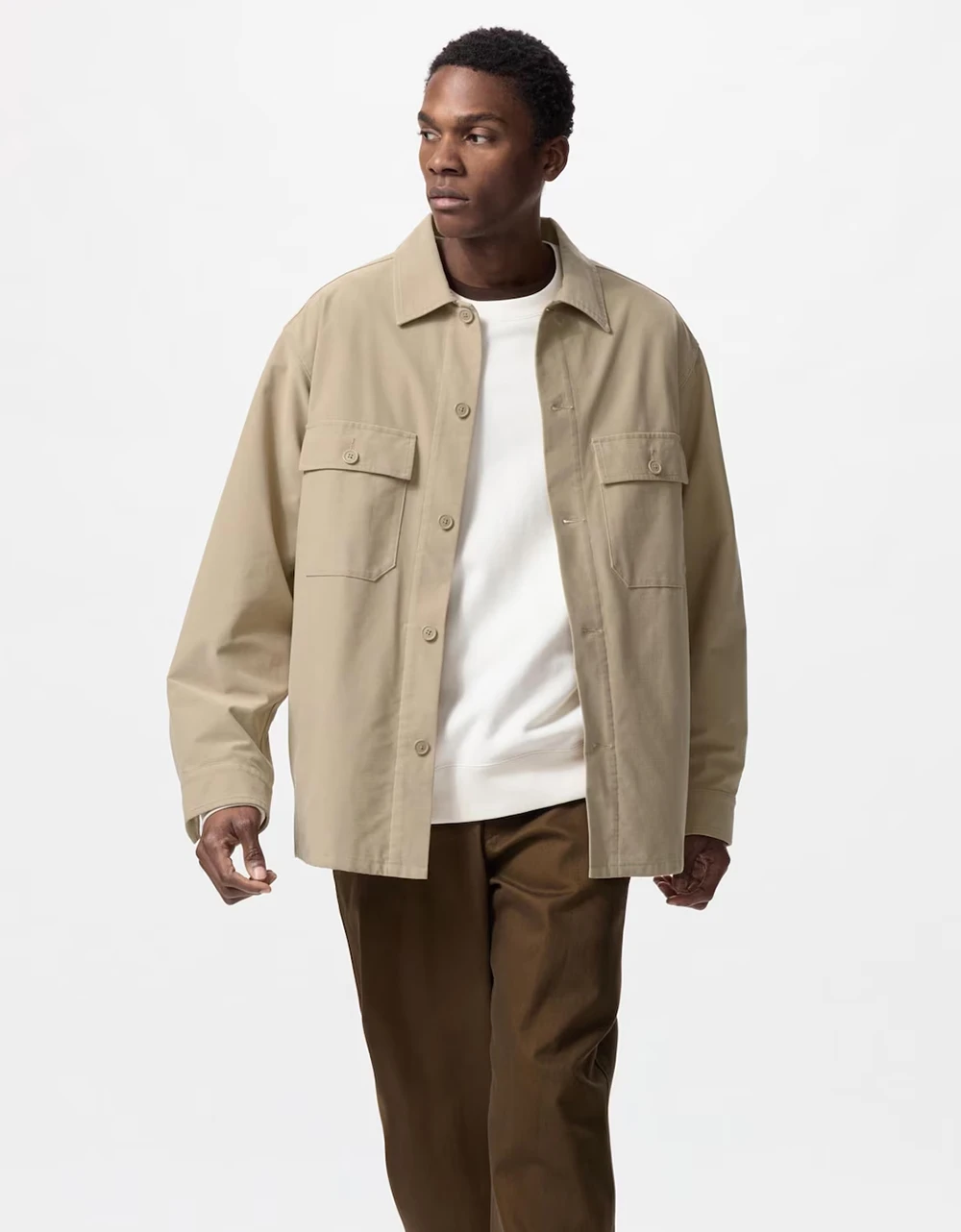 Куртка-сорочка Uniqlo на гудзиках 1159844110 — фото 3