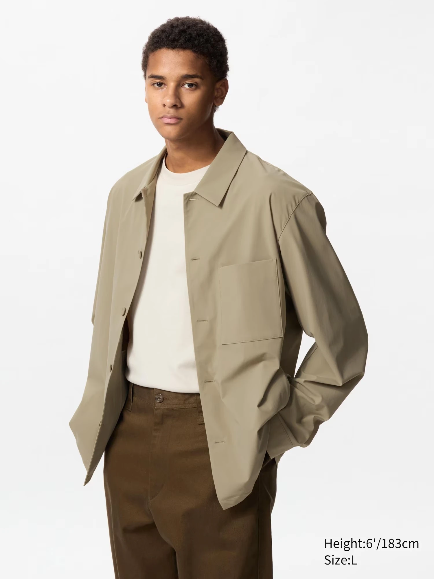 Куртка-сорочка Uniqlo на гудзиках 1159845076 — фото 1